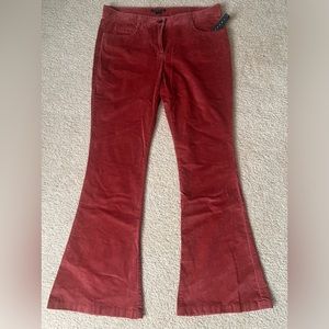 BNWT Theory size 12, washed rust color pants.